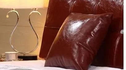 7 / 450mm*450mm housse de coussin en cuir