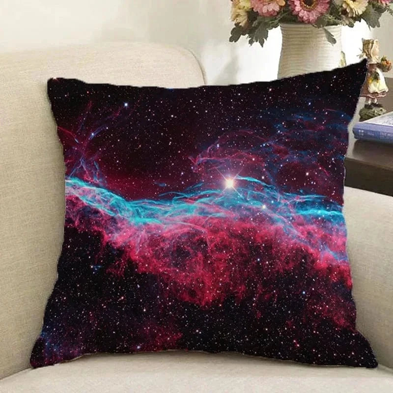 7 / 45x45cm taies d'oreillers galaxy