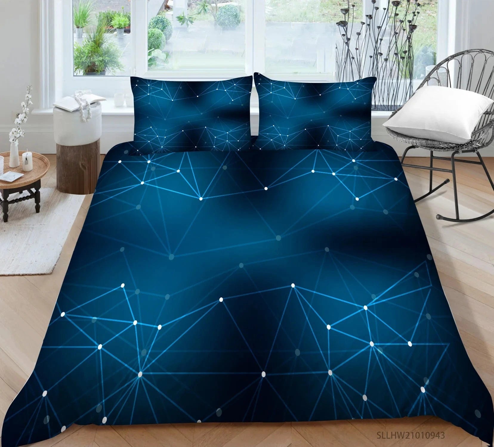 7 / US Full 200x230cm parure de lit 3 pièces