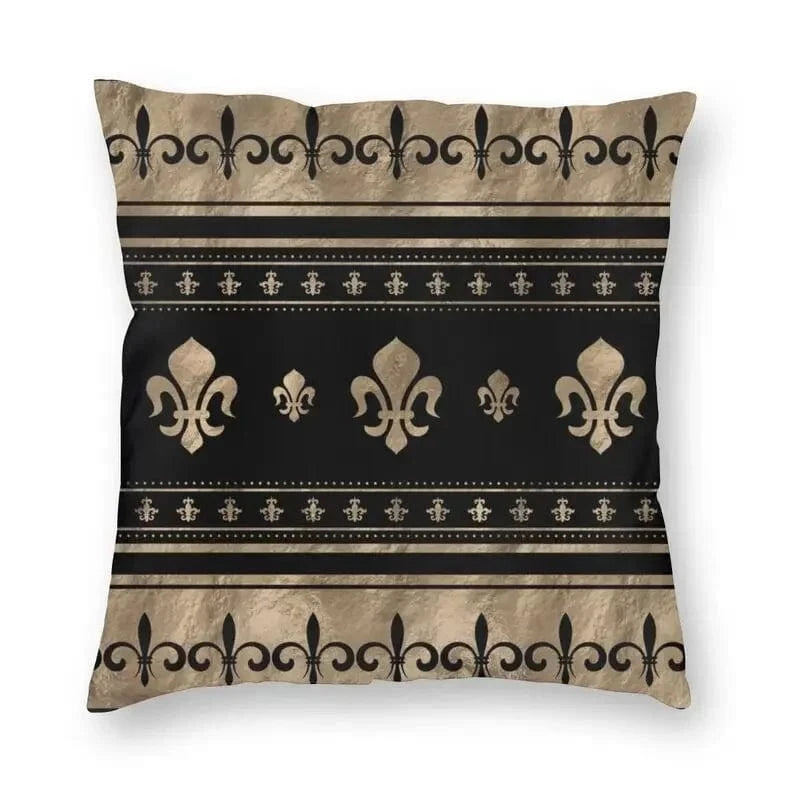 8 / 60x60cm housse de coussin fleur de lys