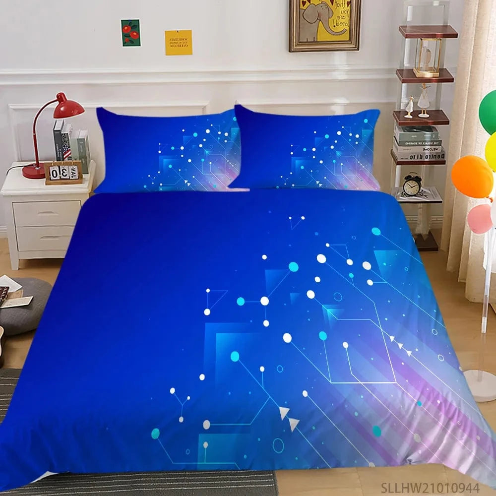 8 / EU Double 200x200cm parure de lit 3 pièces