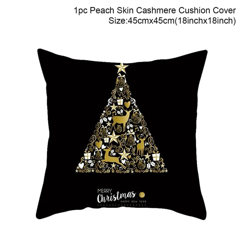 8 housses de coussins de noel