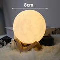 8CM plastic stent1PS moon lampe LED