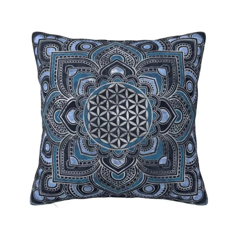 9 / 40x40cm housse de coussin mandala