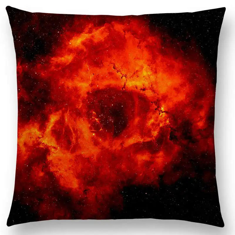 housse de coussin galaxie