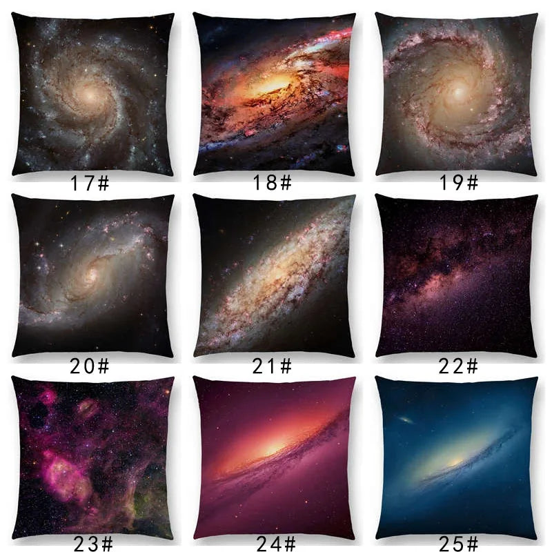 housse de coussin galaxy