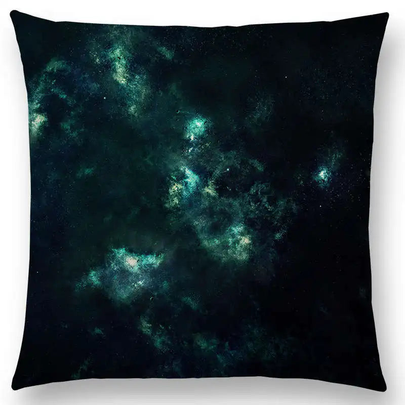 housse de coussin galaxie