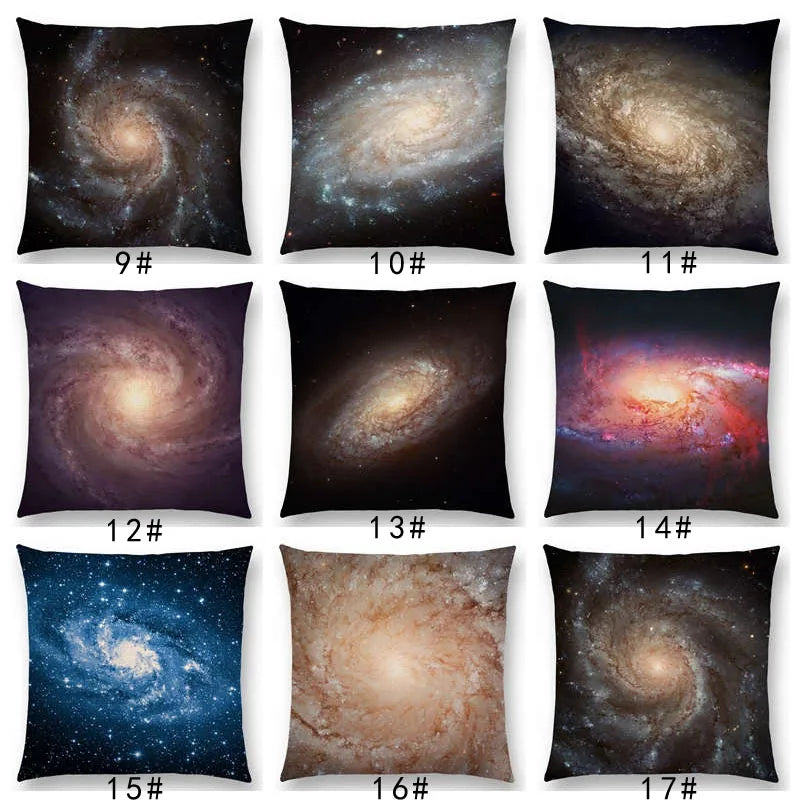 housse de coussin galaxy