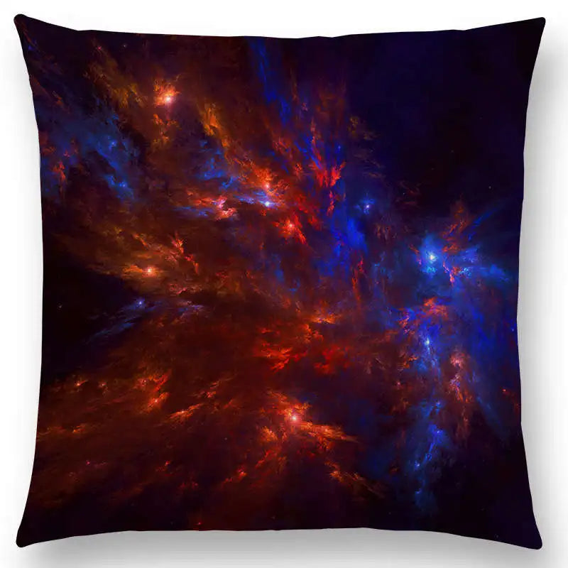 housse de coussin galaxie