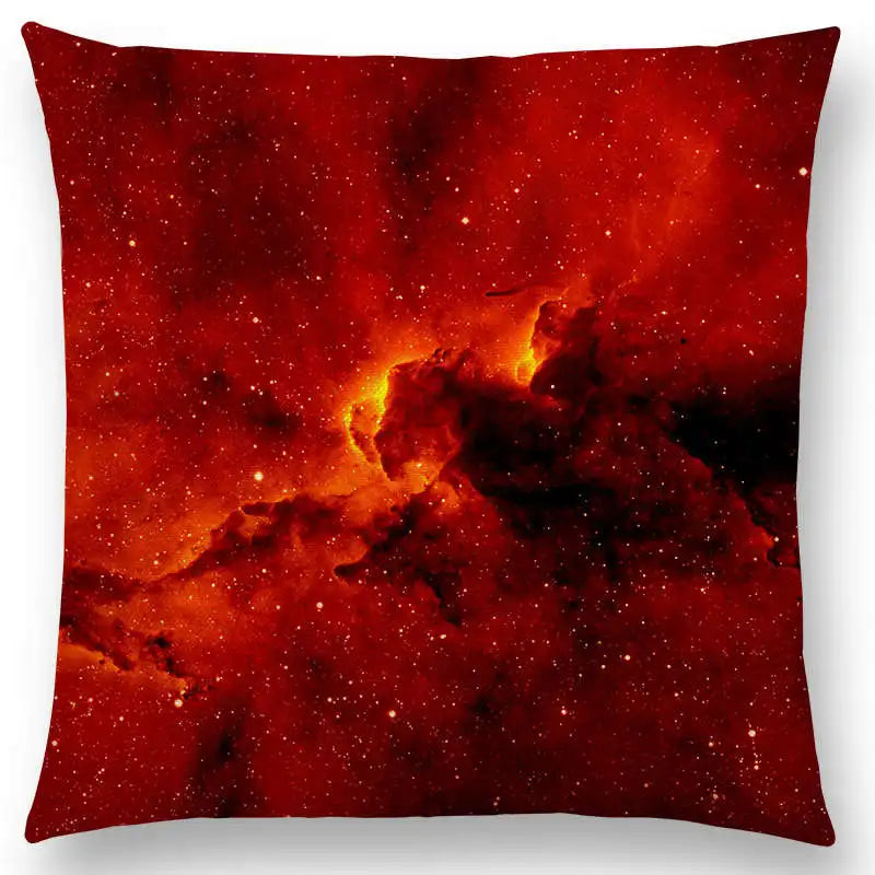 housse de coussin galaxie