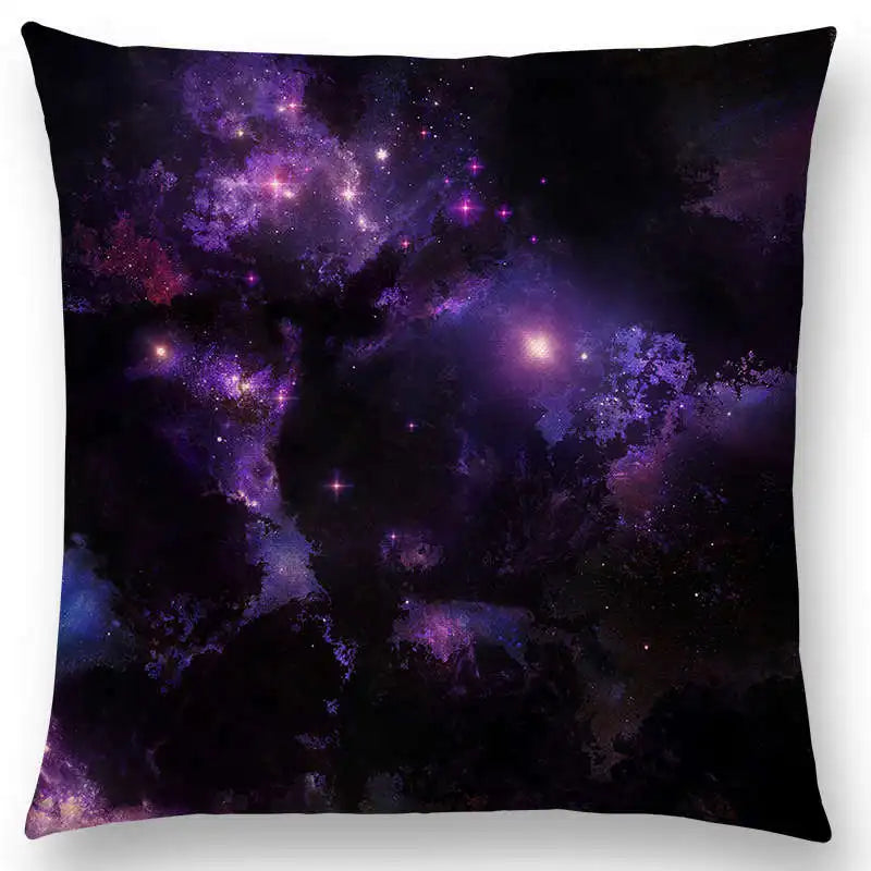 housse de coussin galaxie