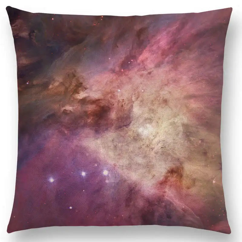 housse de coussin galaxie