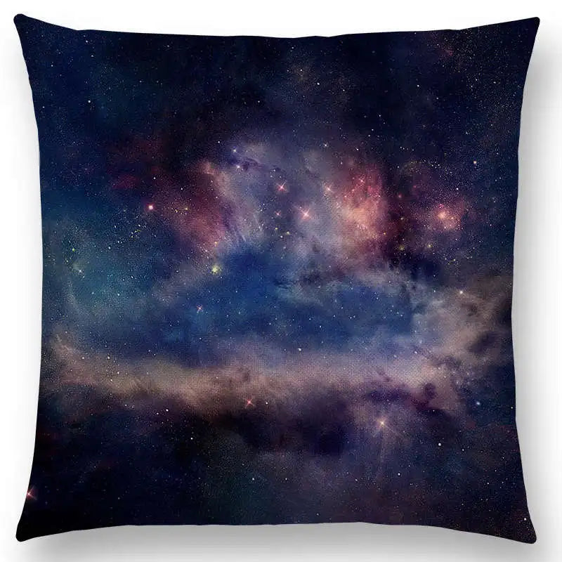 housse de coussin galaxie