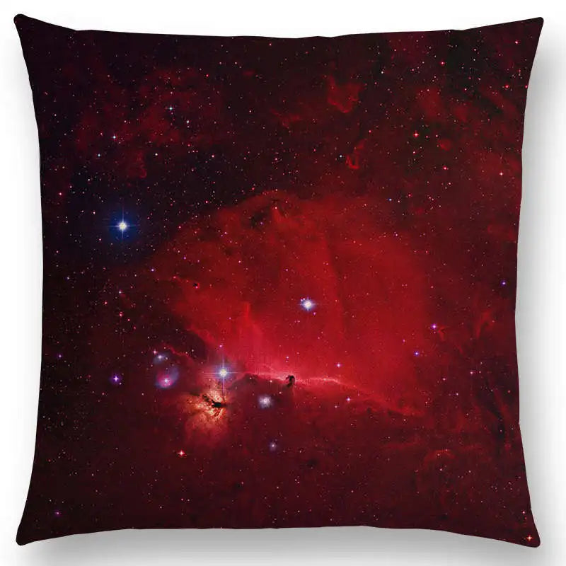 housse de coussin galaxie