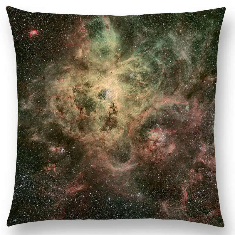 housse de coussin galaxie