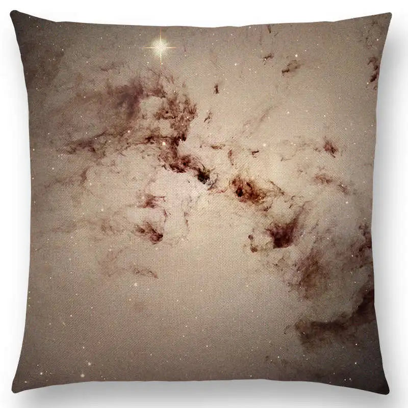 housse de coussin galaxie