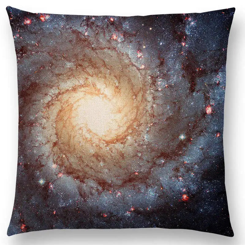 housse de coussin galaxy