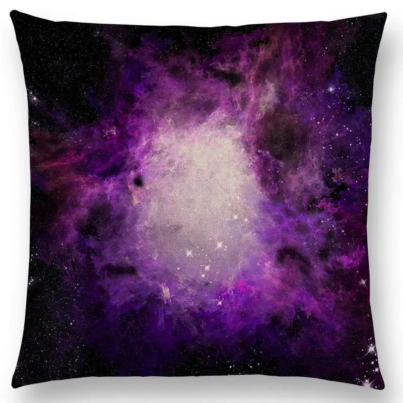 housse de coussin galaxie