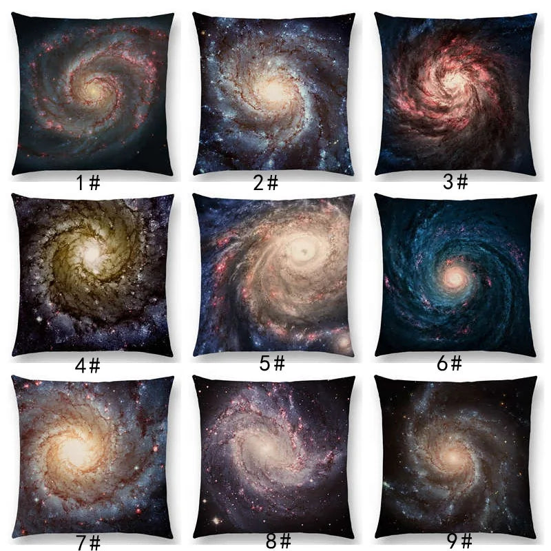 housse de coussin galaxy