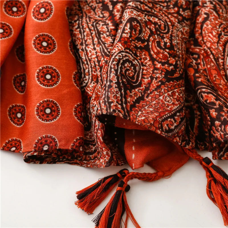 foulard léopard