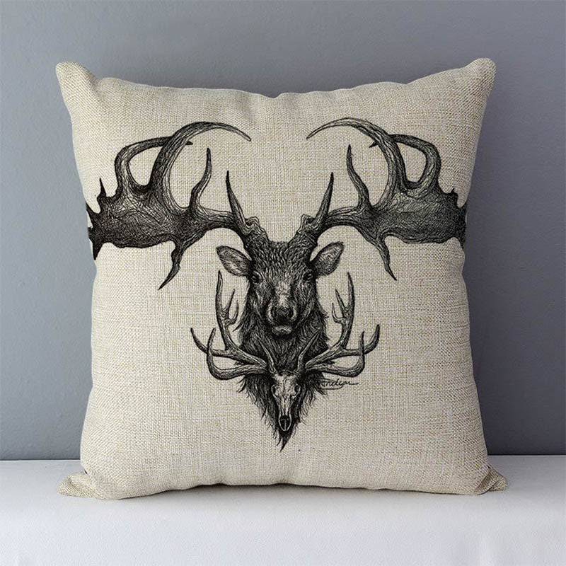 housse de coussin animaux