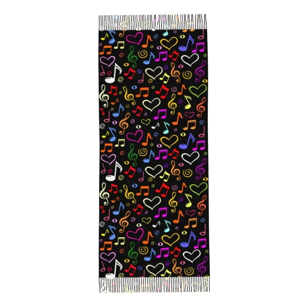 écharpe note de musique