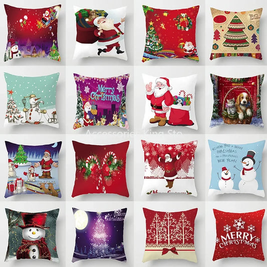 housse de coussin noel