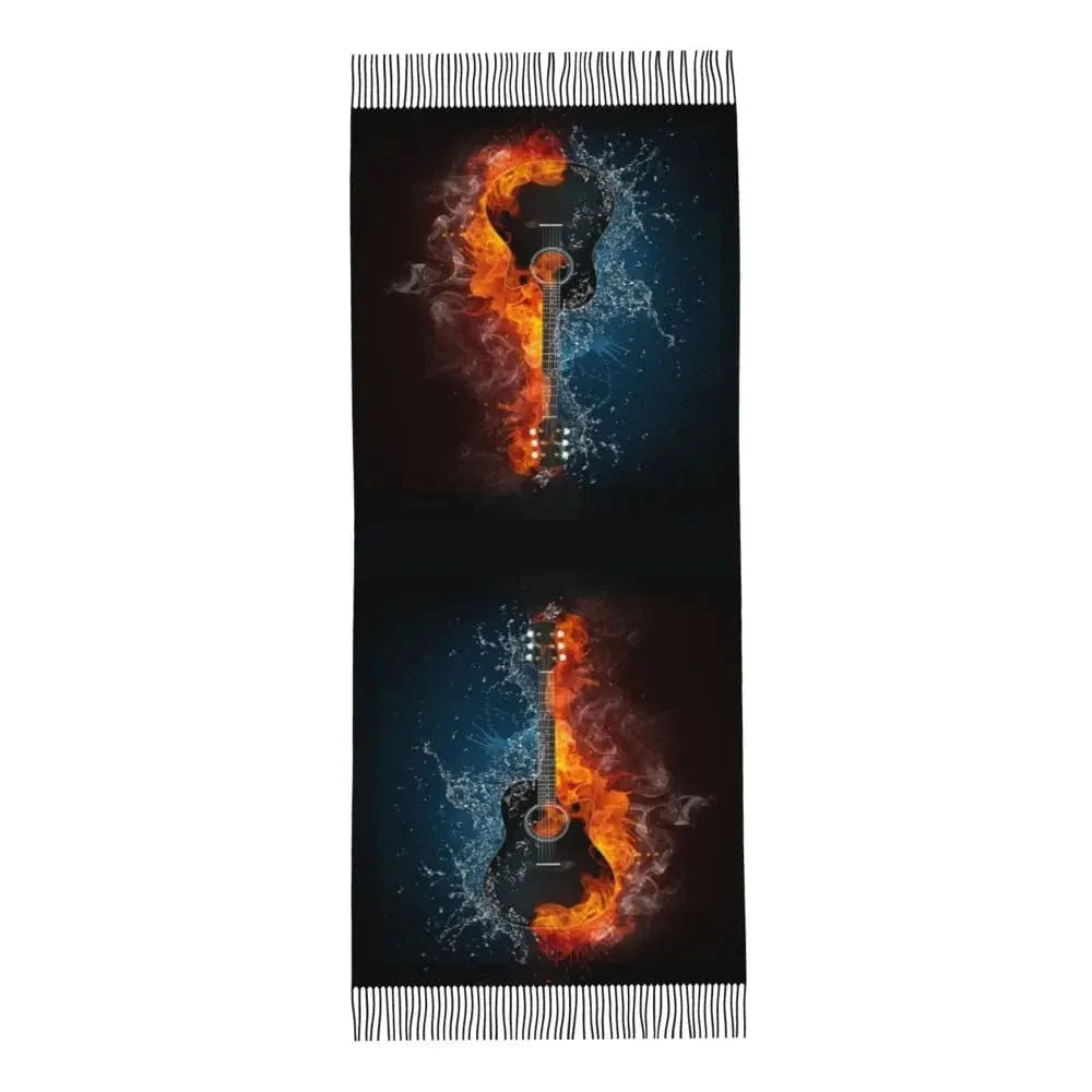 écharpe note de musique