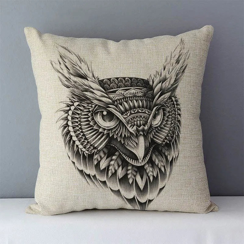 housse de coussin animaux