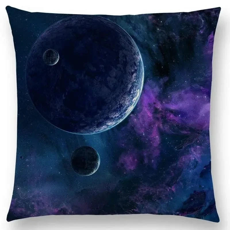 a008409 / 50x50cm taie d oreiller galaxy