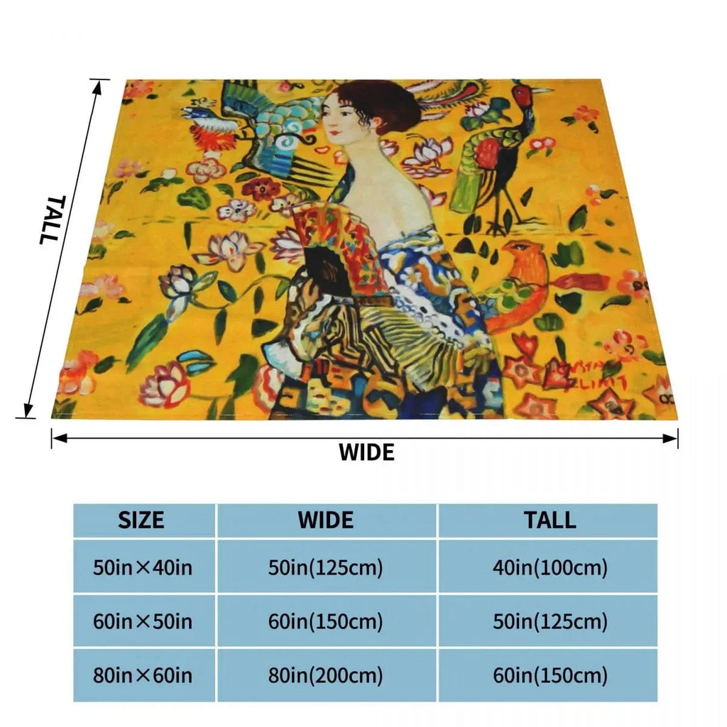 as the picture shows / 125x100cm plaid KLIMT