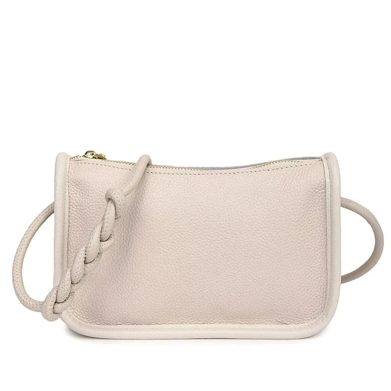 Beige / 22CM 9CM 14CM sac cuir véritable