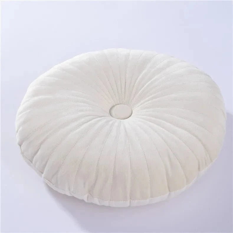 Beige / 35cm coussin de sol ronds