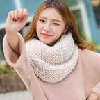 Beige écharpe anneau