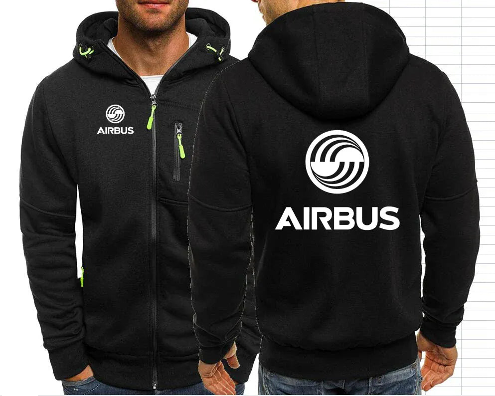 black / 3XL / China Mainland veste à capuche AIRBUS