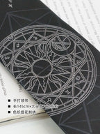 black cravate jacquard constellation