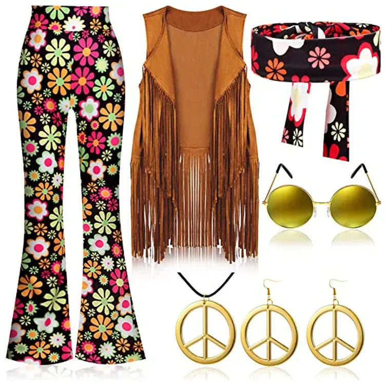 black / XL / Other costume hippie
