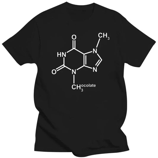 blackMen / S T shirt molécule chocolat