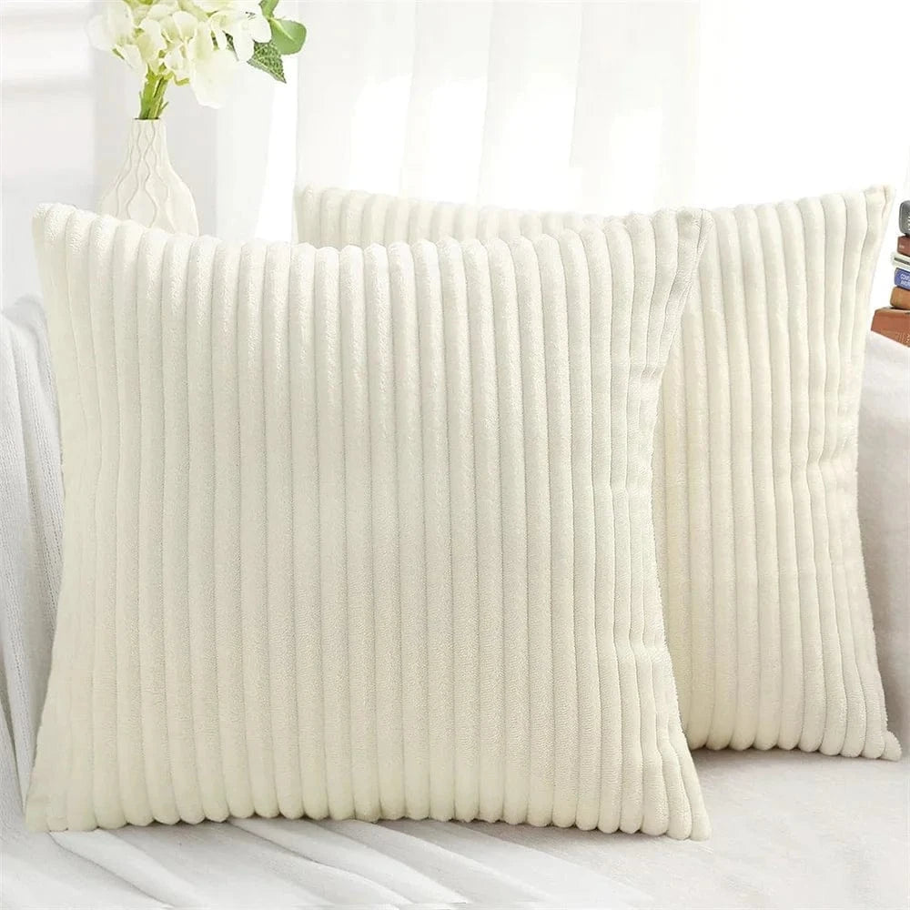 blanc cassé-1pcs / 12x20in(30x50cm) housses de coussin velours