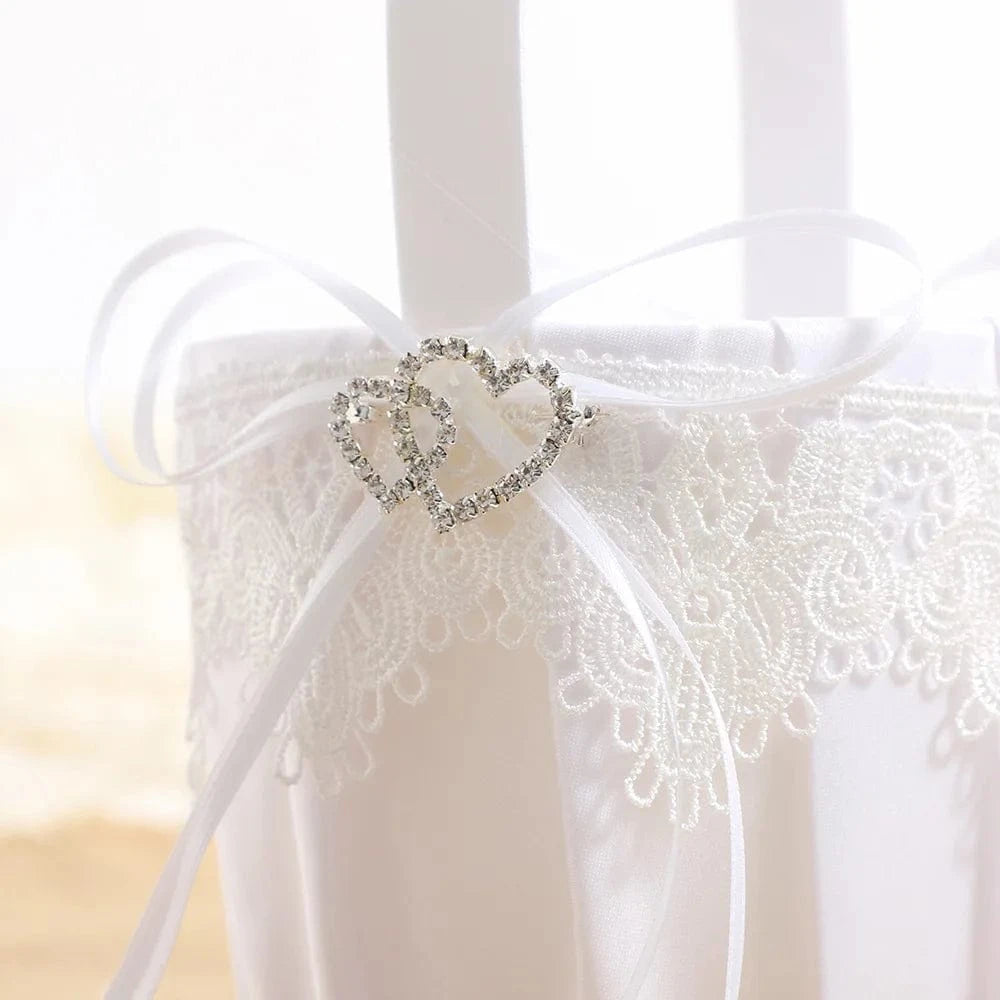 blanc coussin pour alliance mariage