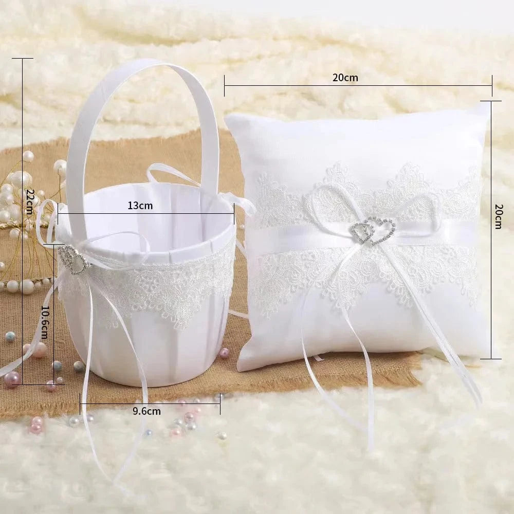 blanc coussin pour alliance mariage