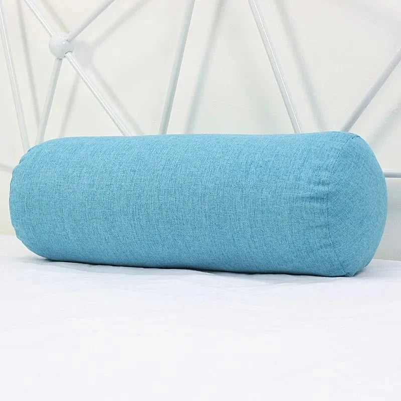 bleu / 20x100cm coussin traversin 1 personne