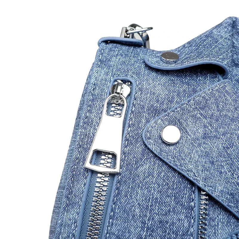 bleu / 22cm 11cm 19cm sac design