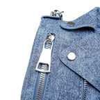 bleu / 22cm 11cm 19cm sac design