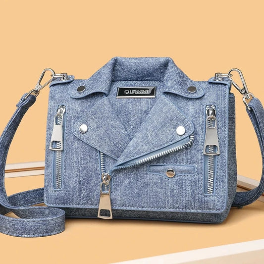 bleu / 22cm 11cm 19cm sac design