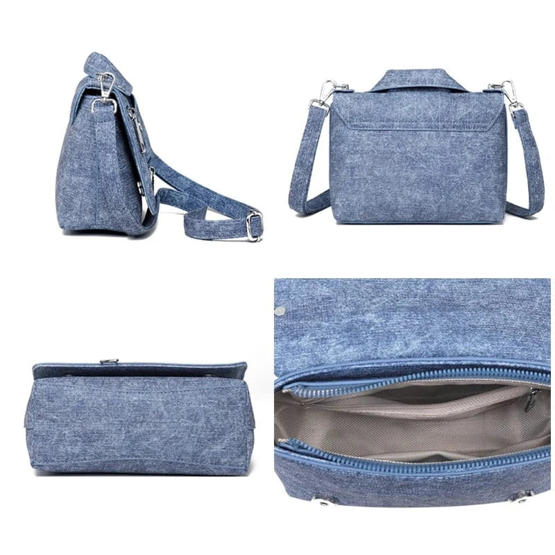bleu / 22cm 11cm 19cm sac design