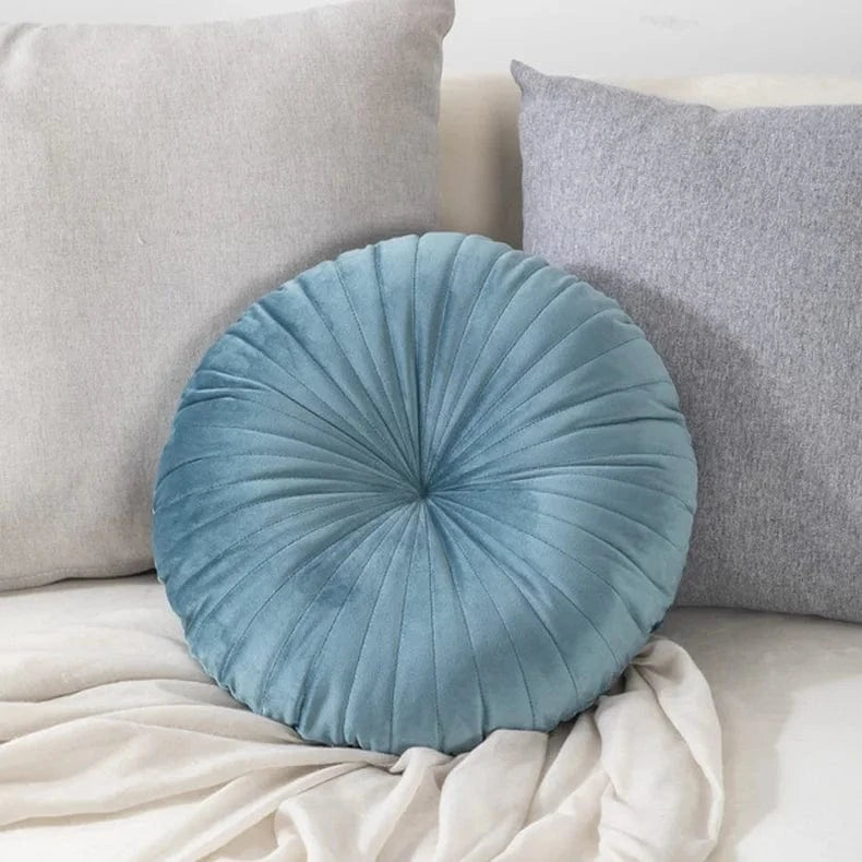 bleu / 40cm coussin de sol ronds