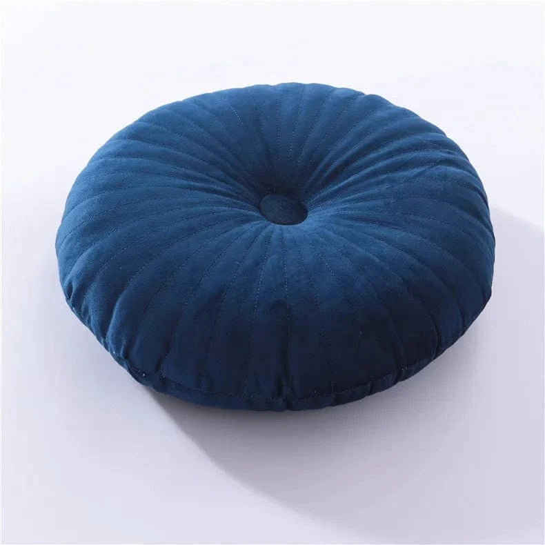 bleu foncé / 35cm coussin de sol ronds