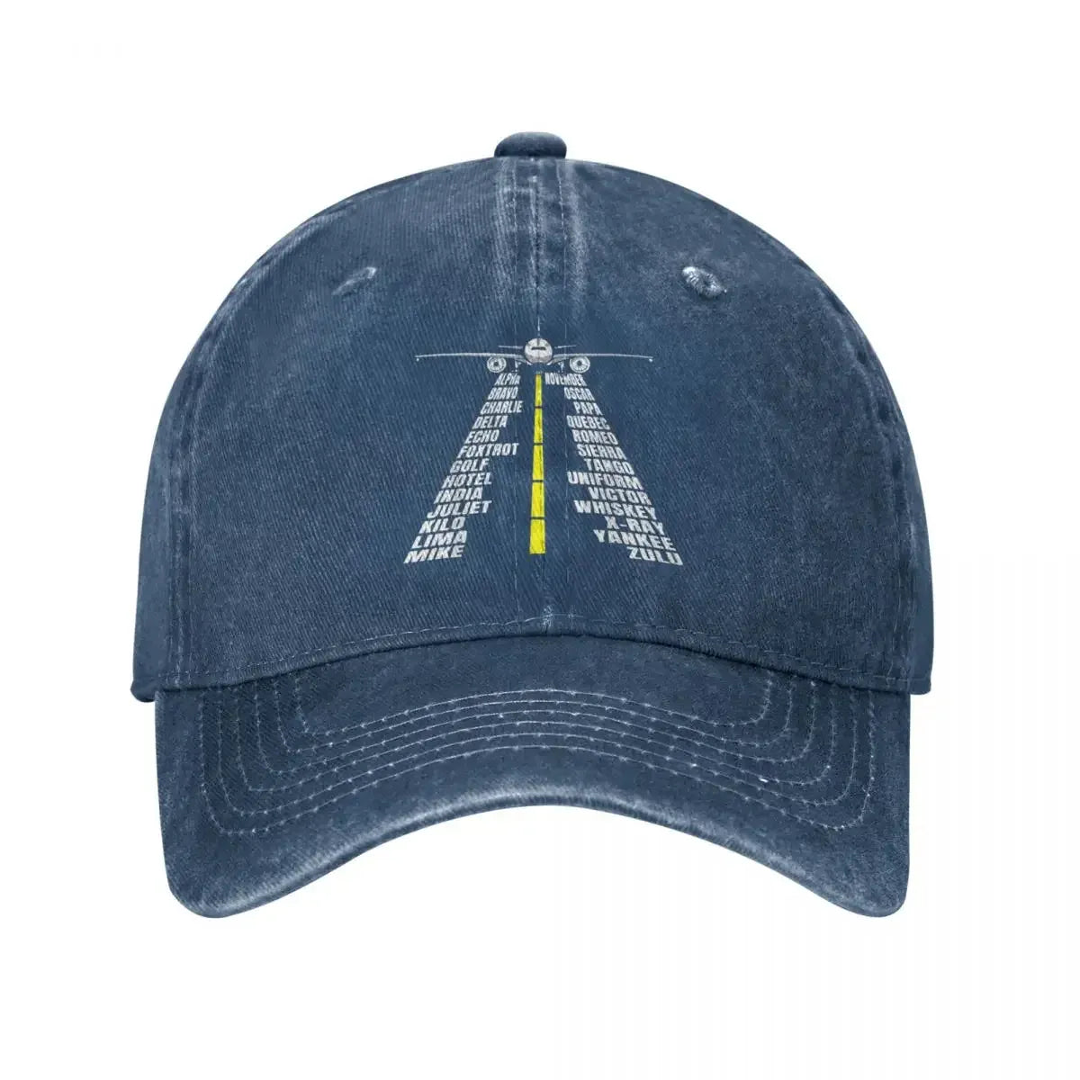 bleu marine / Ajustable casquette alphabet