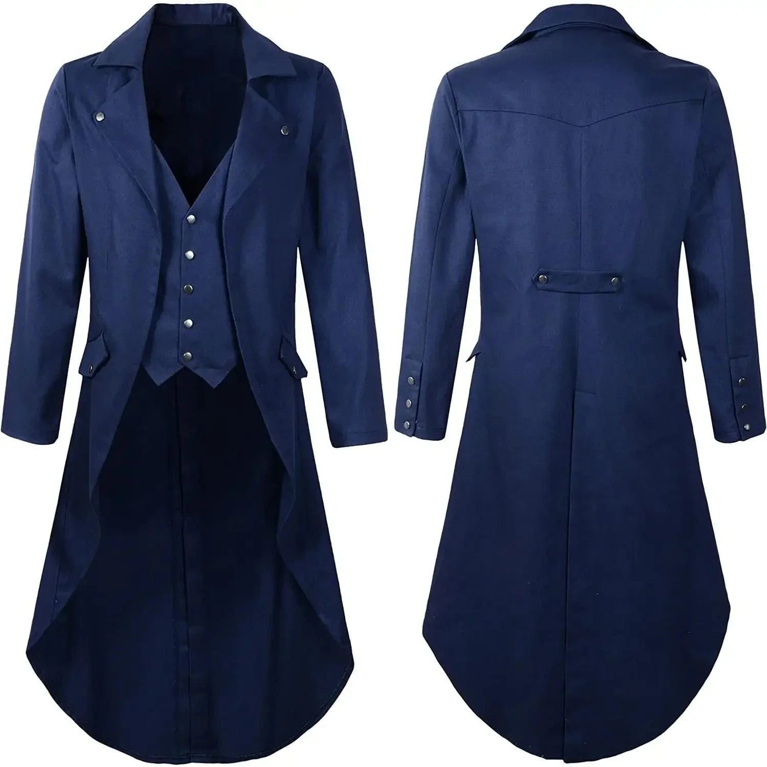 Blue / XL manteau gothic